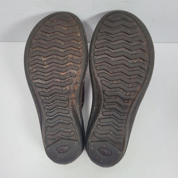 UGG Women's Brown Suede Shearling Lined Clogs S/N5177 US Size 7 - Picture 7 of 8